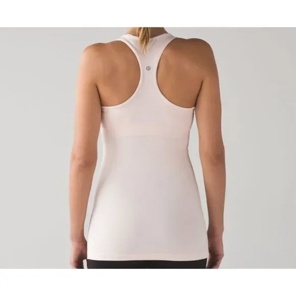 Lululemon Cool Butter Pink Racerback Tank Size 4 - Picture 3 of 6